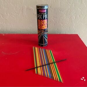 Vintage 1968 Plastic Pix Pix Pick Up Sticks Game Western‎ Publishing * COMPLETE